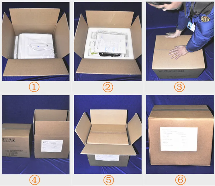 Embalaje y entrega del ventilador médico