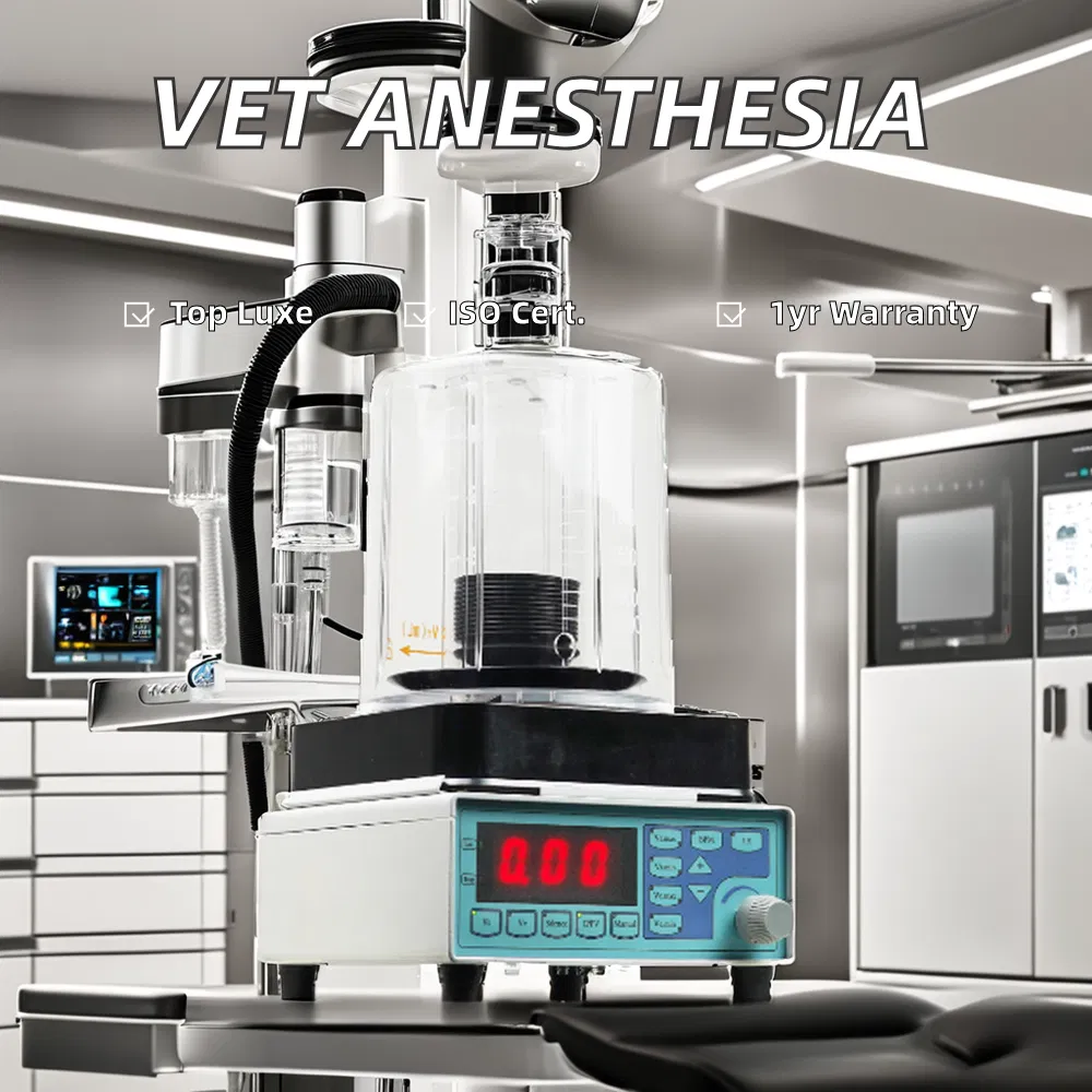 Máquina de Anestesia Veterinaria de Acero Premium para Todos los Animales