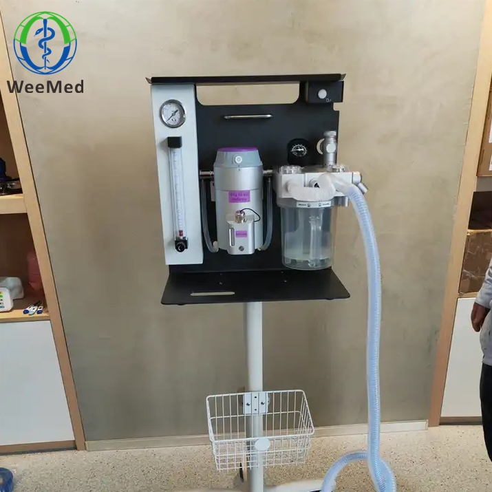Máquina de Anestesia Móvil Eléctrica Portátil Pequeña para Animales Veterinarios Ta-100V con Vaporizadores Isoflurano y Ventilador para Clínicas Veterinarias y Hospitales