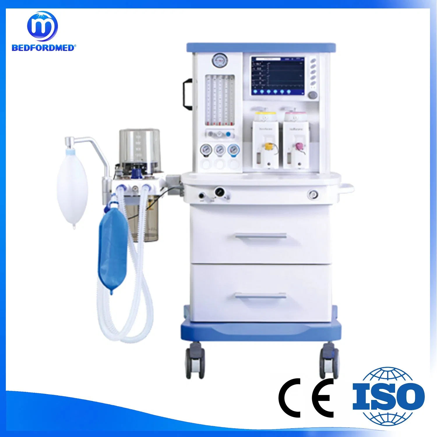 Máquina de Anestesia Médica UCI Hospital Estación de Trabajo de Anestesia Automática de Alta Precisión Me-6600