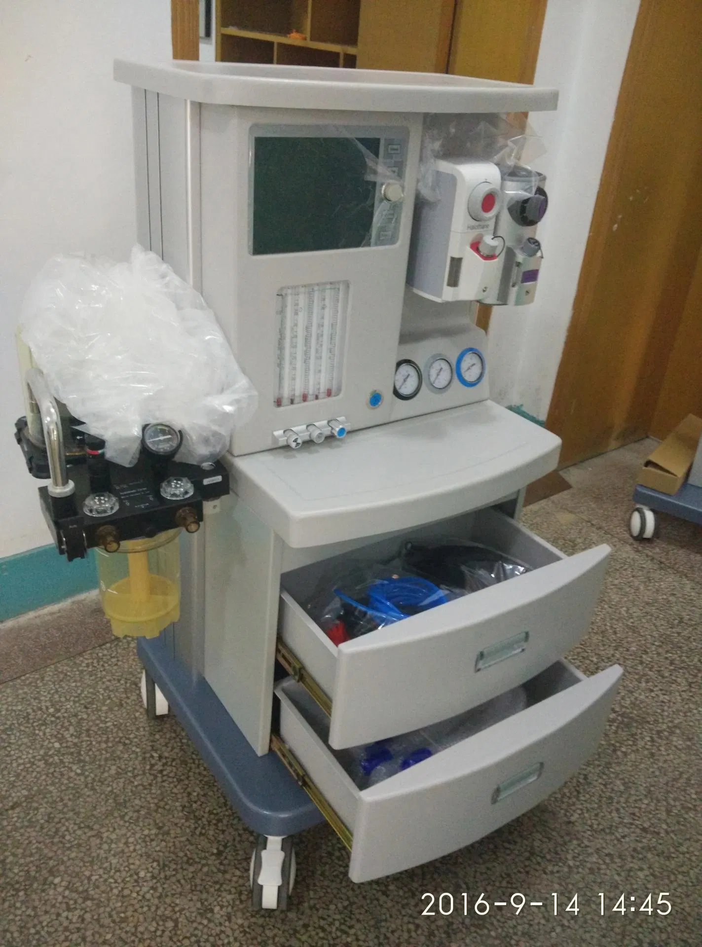 Ltsa16 Venta Caliente Equipo de Anestesia Usado en UCI Máquina de Anestesia Hospital Clínica