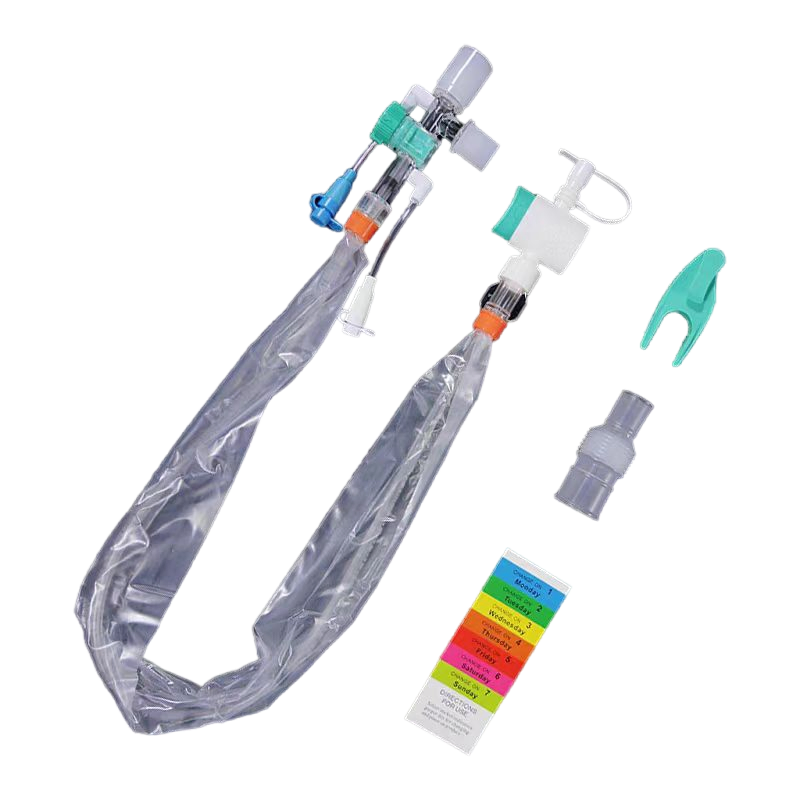 Sistema de Catéter de Succión Cerrada Codificado por Color Médico 72hours Estabilidad de Ventilación