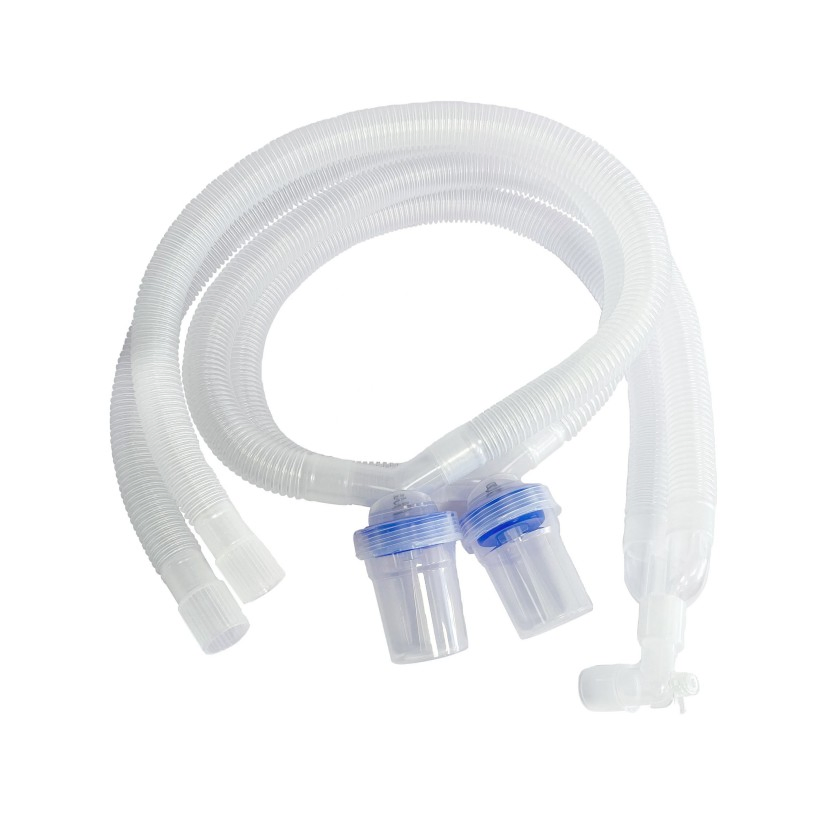 Circuito expandible corrugado de ventilación de anestesia reforzada con respiración suave