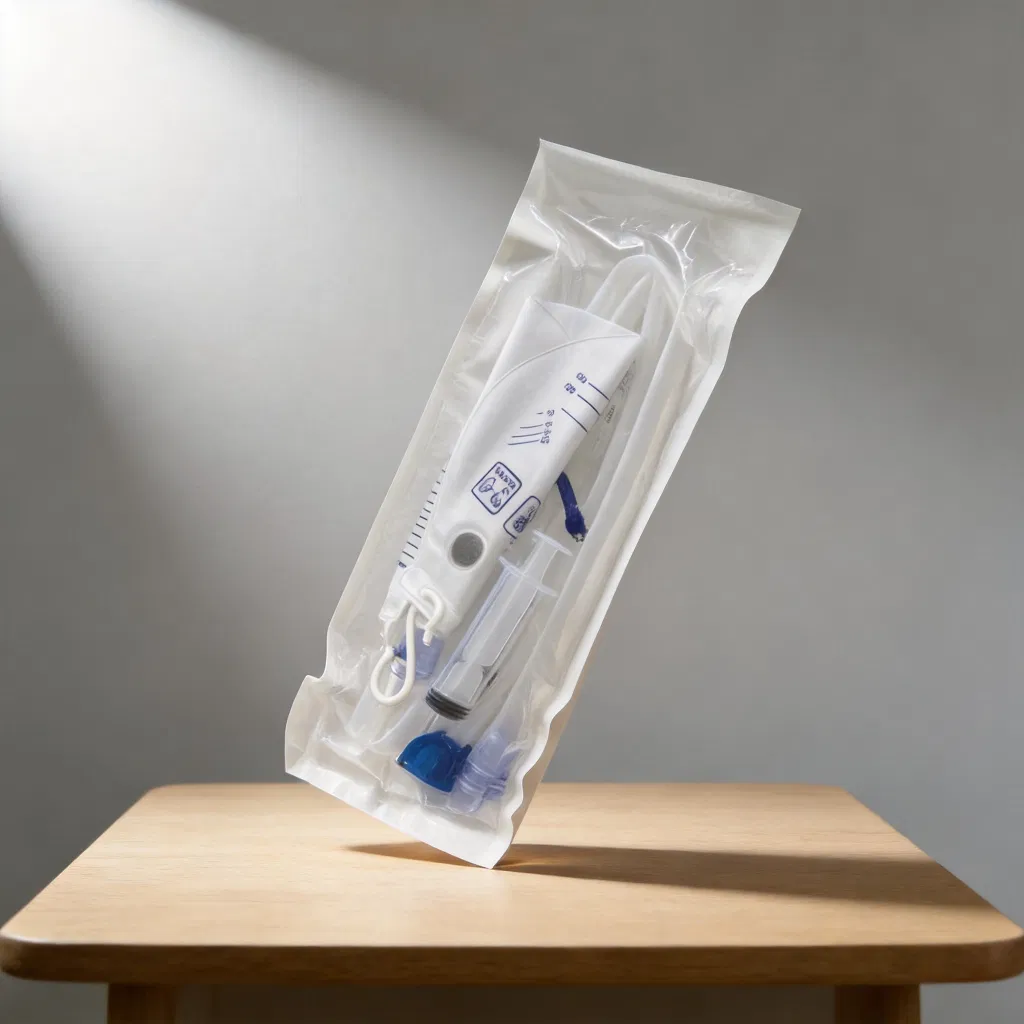 Sistema de gestión fecal de silicona biocompatible, bolsa de recolección de drenaje de reemplazo