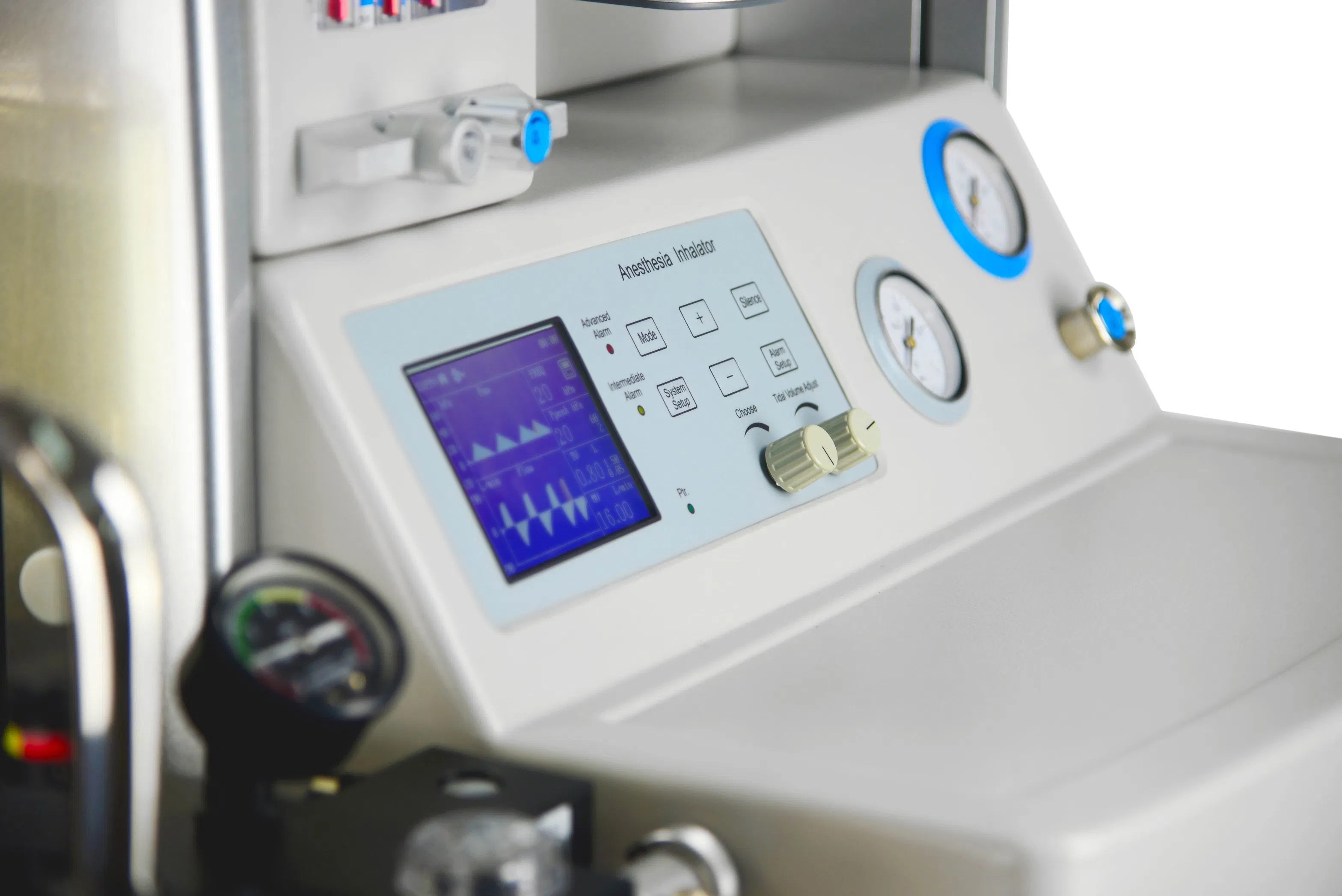 Anestesia de Bajo Flujo Máquina Anestésica Portátil Jinling- 01b para Cirugía