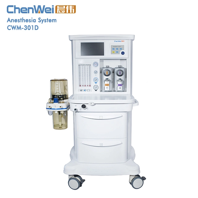 Hospital Usó Máquina de Anestesia de Excelente Rendimiento (CWM-301D)