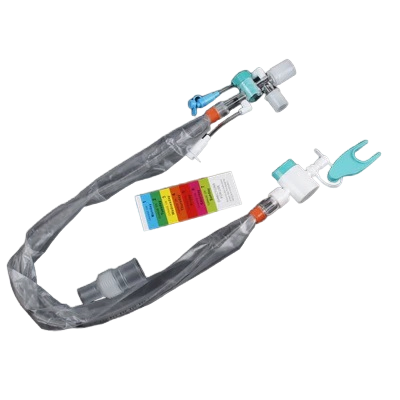 Sistema de Catéter de Succión Cerrada Codificado por Color Médico 72hours Estabilidad de Ventilación