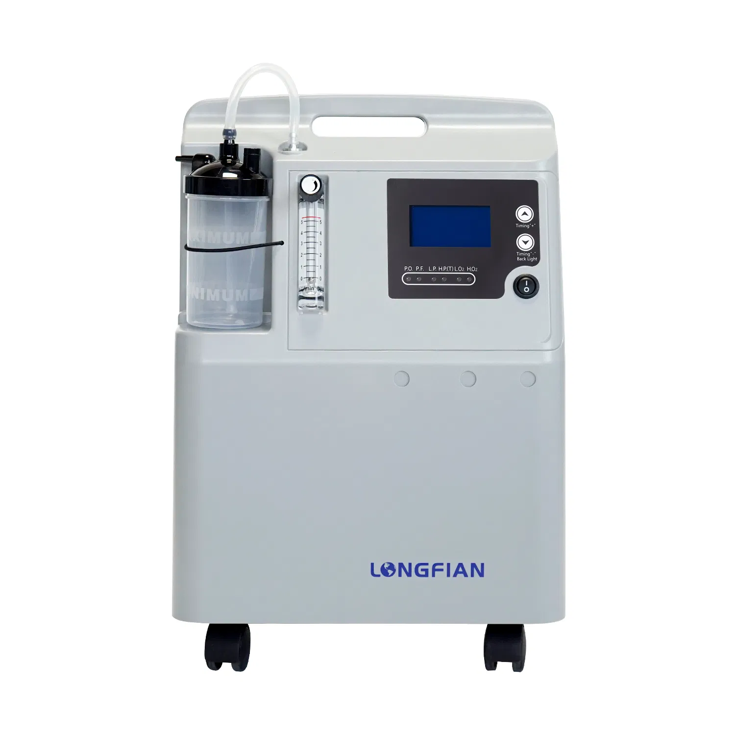 Equipo Hospitalario Longfian Hogar 5 Máquina de Oxígeno Silenciosa de 1 Litro con Nebulizador JAY-5AW