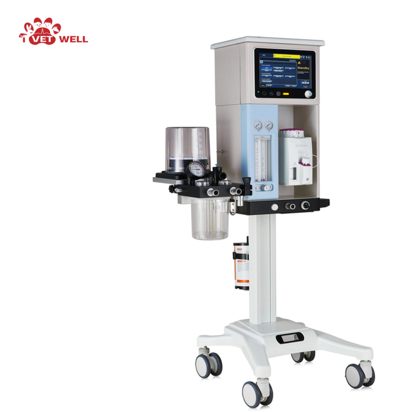 Máquina de Anestesia Veterinaria Profesional de Grado Turbina Equipos de Anestesia Digital Portátil Máquina de Anestesia Veterinaria Impulsada por Turbina