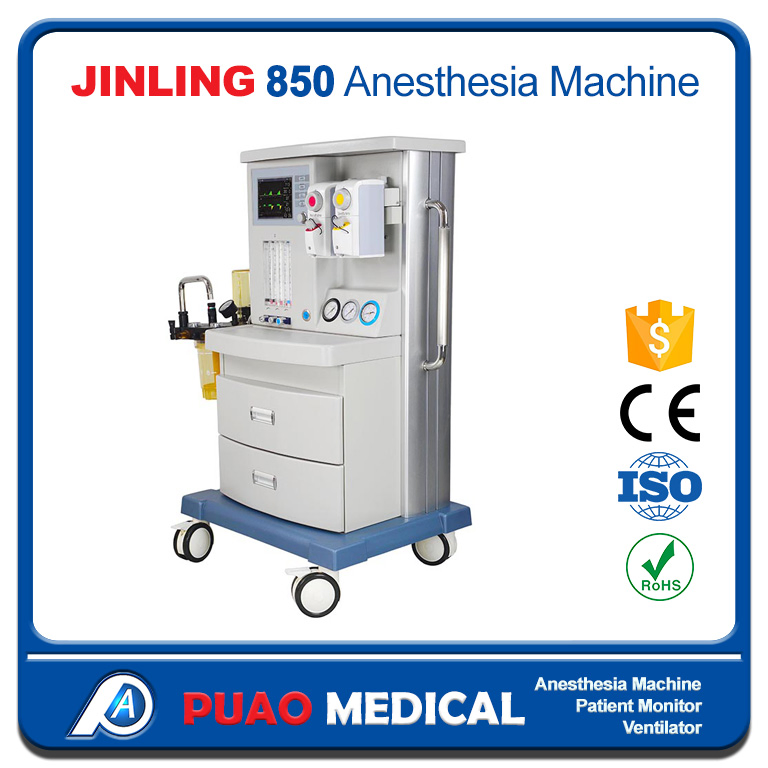 Instrumentos de Cirugía General de Alta Venta Jinling-850 Máquina de Anestesia Avanzada
