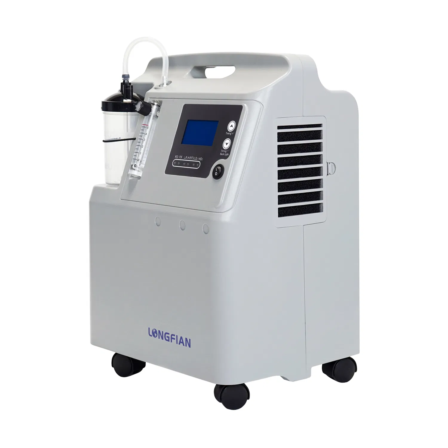 Equipo Hospitalario Longfian Hogar 5 Máquina de Oxígeno Silenciosa de 1 Litro con Nebulizador JAY-5AW