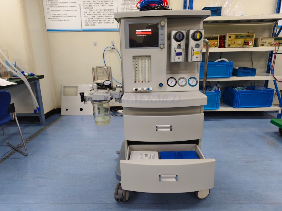 Sistema de Anestesia Completo Sala de Operaciones de UCI Máquina de Anestesia Vaporizador Opcional Dispositivo de Anestesia de UCI o Cirugía