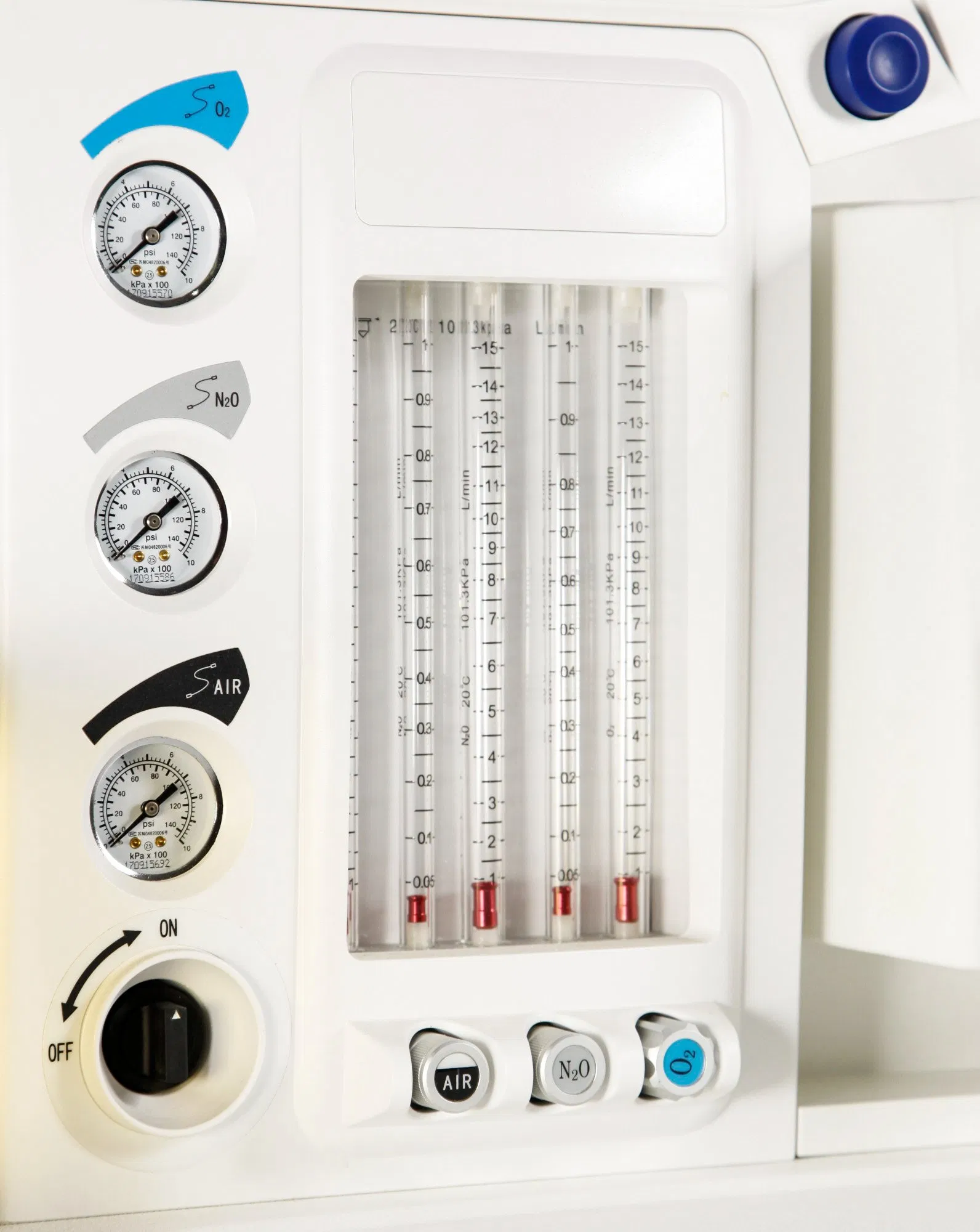 12.1" Equipo Médico de Pantalla Táctil Instrumento Médico Máquina de Anestesia Hospitalaria con CE &amp; ISO (CWM-302)