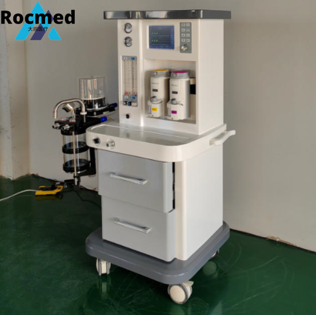 Máquina de Anestesia Veterinaria Humana Portátil Económica/ Ventilador de UCI/ Monitor de Paciente/ Vaporizador/ Instrumento de Sala de Operaciones de Hospital/ Clínica/ Equipo Médico Quirúrgico