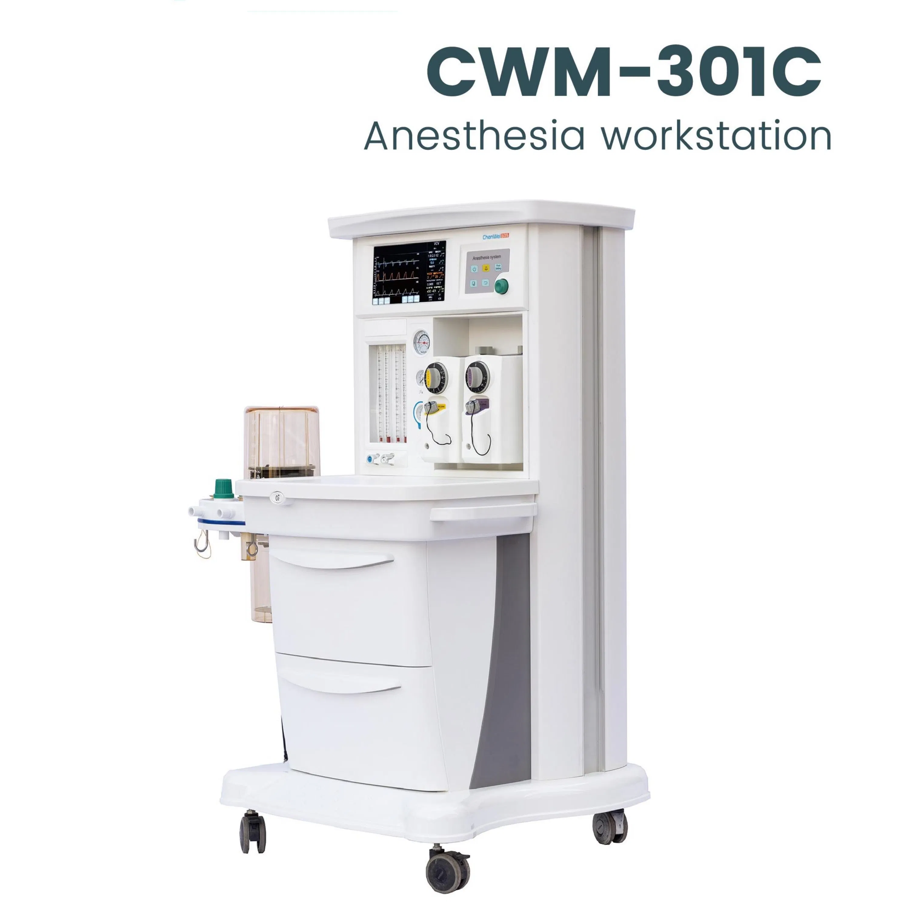 Máquina de Anestesia para UCI y Emergencias Aprobada por CE e ISO Cwm-301c