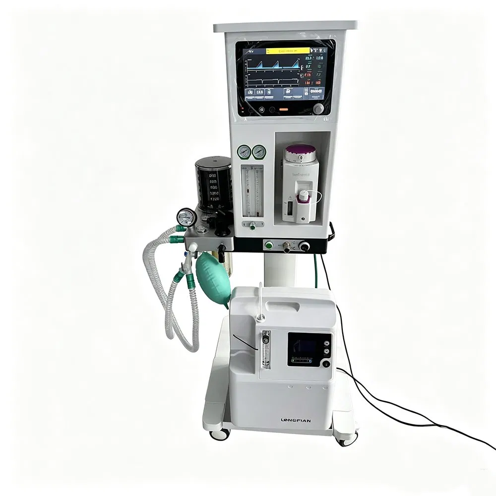 Ventilador de Anestesia Eléctrico Senwell Médico con Turbina Opcional/ Vcv/Pcv Máquina de Ventilador Médico 9" de Pantalla HD para Animales