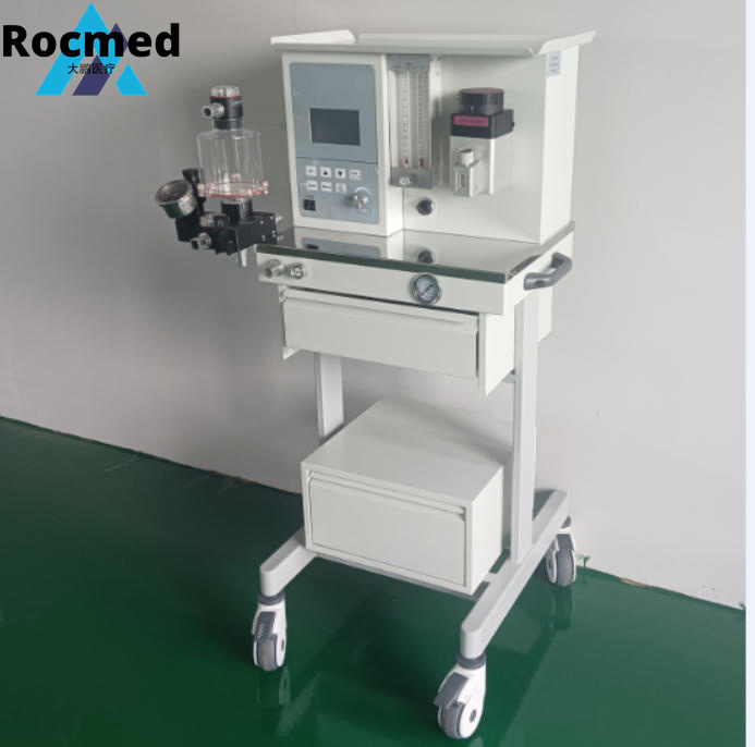 Máquina de Anestesia Veterinaria Humana Portátil Económica/ Ventilador de UCI/ Monitor de Paciente/ Vaporizador/ Instrumento de Sala de Operaciones de Hospital/ Clínica/ Equipo Médico Quirúrgico