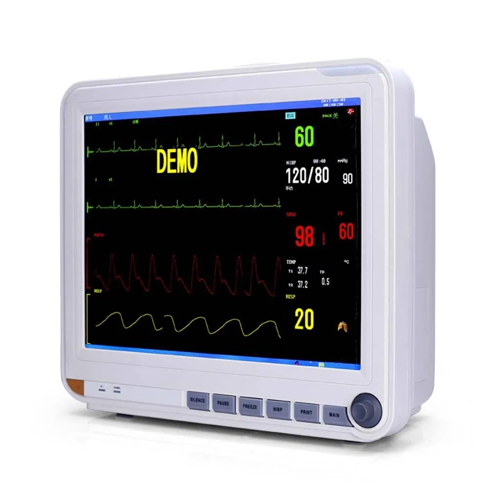 Equipo de monitorización de pacientes para clínica de emergencia quirúrgica hospitalaria con soporte, monitor de UCI para máquina de anestesia