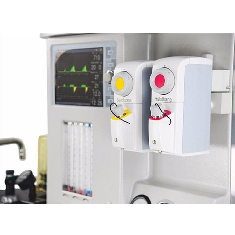 UCI 10.4 Pantalla de Pulgadas 2 Vaporizadores Máquina de Anestesia Portátil Equipos de Anestesia Máquina de Anestesia