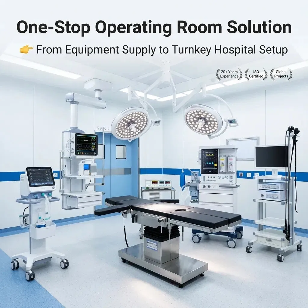Solución llave en mano de equipo médico de sala de operaciones modular y sala limpia para centro de cirugía hospitalaria