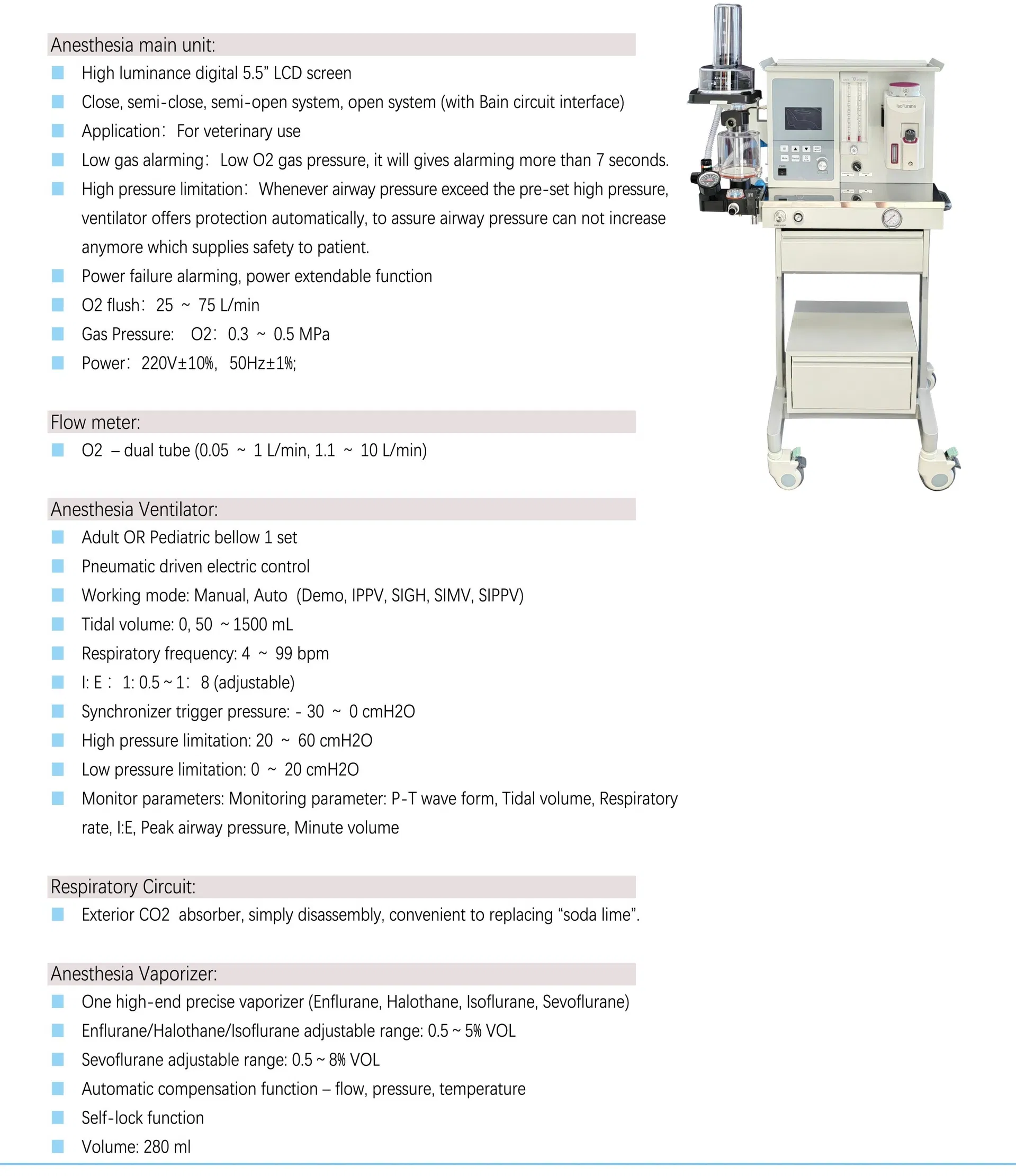 Sistema de Anestesia 1