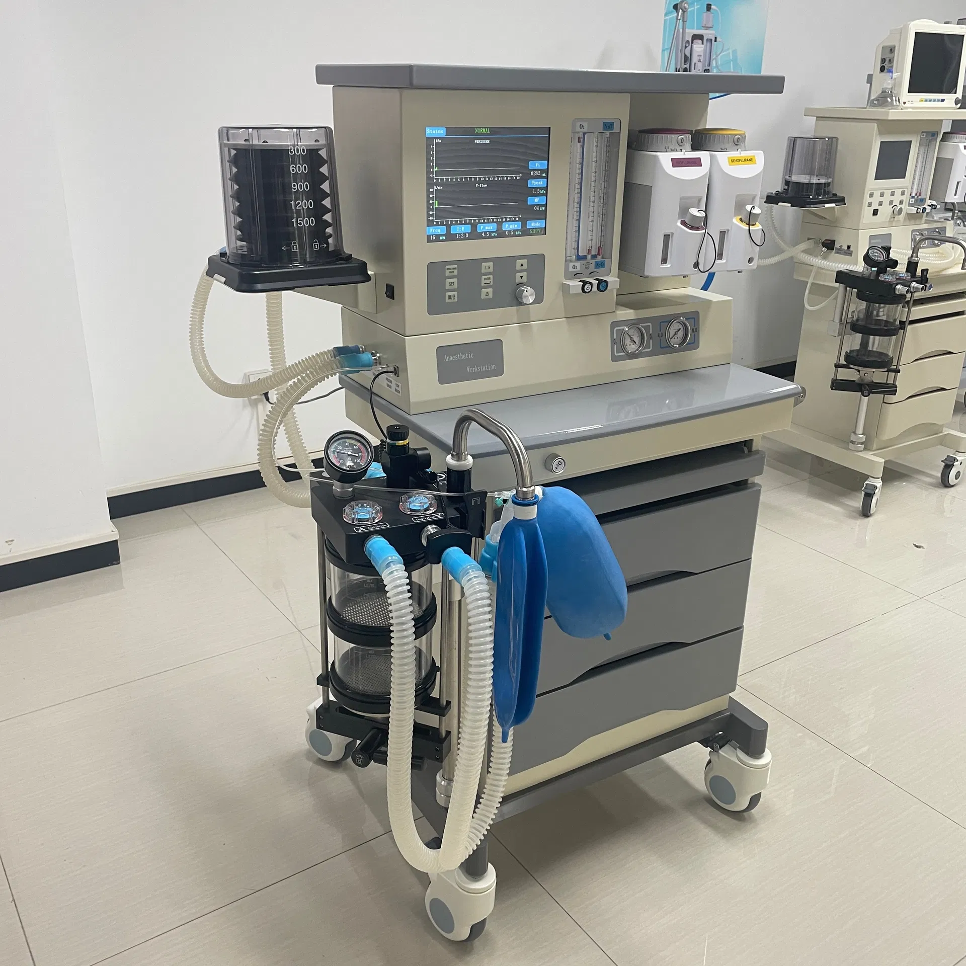 Máquina de anestesia veterinaria 2