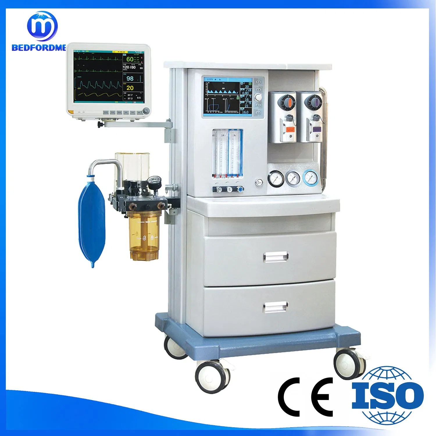 Máquina de Anestesia de Alta Precisión para la UCI de Emergencia del Hospital Me-01-1