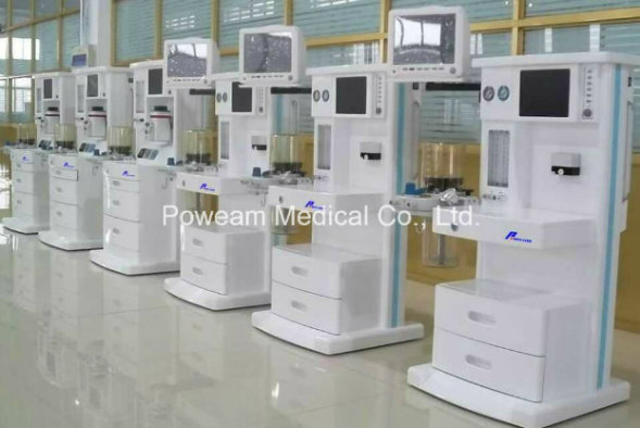 Máquina de Anestesia Móvil para Operaciones Médicas en Hospital Mindray PAS-200A Precio