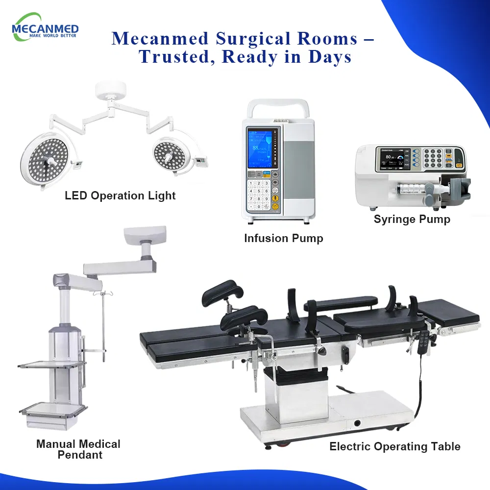Solución llave en mano de equipo médico de sala de operaciones modular y sala limpia para centro de cirugía hospitalaria