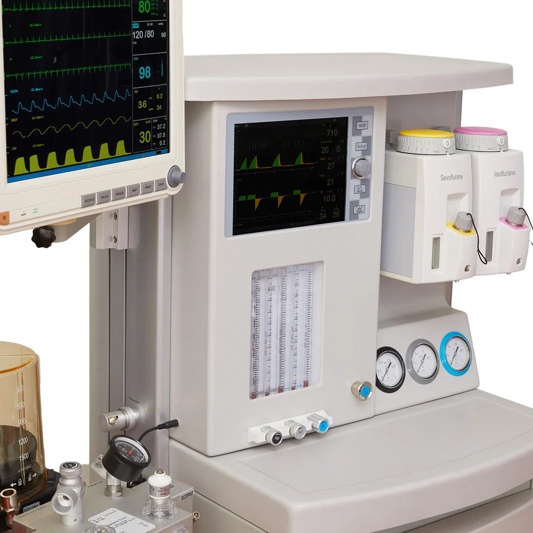 Mejor calidad máquina de anestesia equipo médico hospitalario sistema de anestesia para humanos