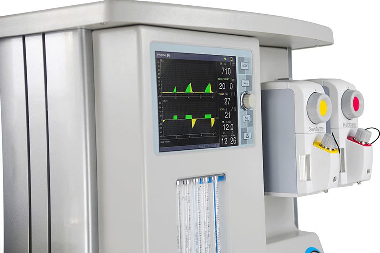 Jinling-850 Estación de trabajo de anestesia multifuncional con ventilador y monitor de paciente AMD