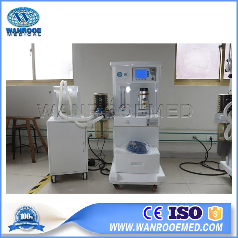 Amj-560b3 Equipos Médicos Portátiles Móviles de Recuperación UCI Máquina de Anestesia Ventilador