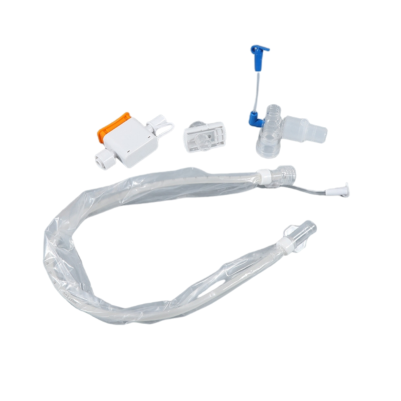Sistema de Catéter de Succión Cerrada Codificado por Color Médico 72hours Estabilidad de Ventilación
