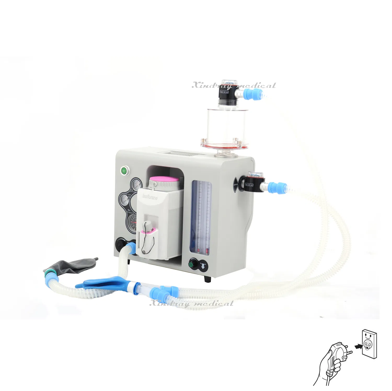 Máquina de anestesia médica portátil para hospitales veterinarios de alta calidad, muy demandada