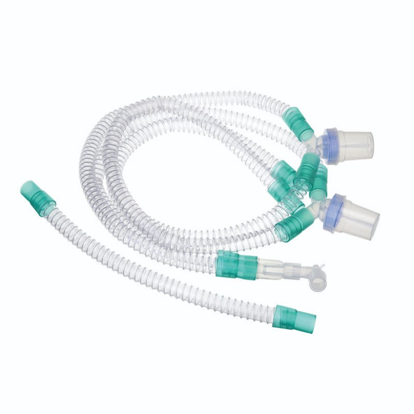 Circuito de respiración desechable para anestesia médica