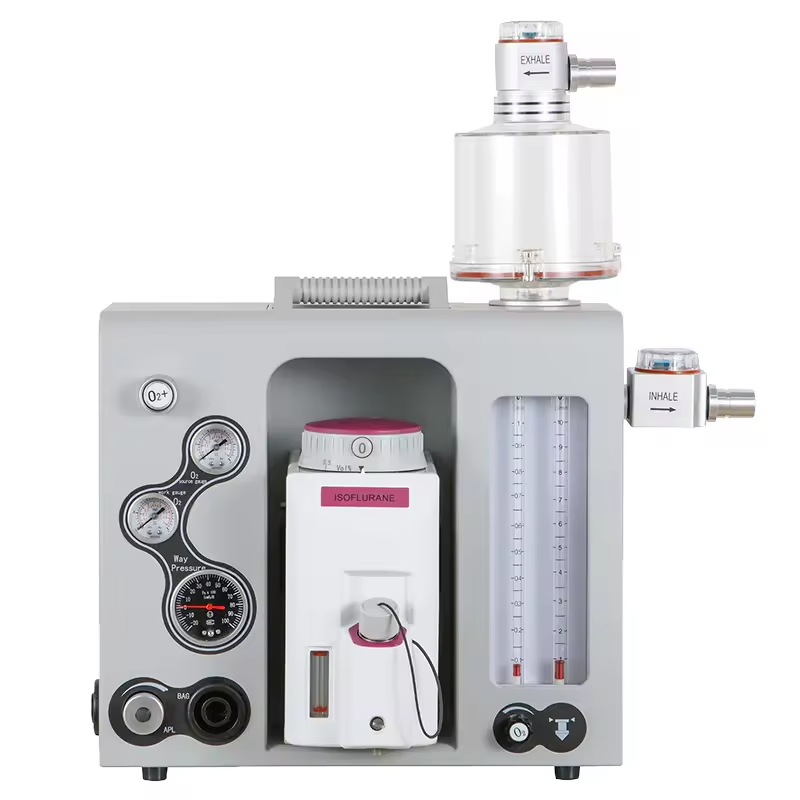 Máquina de anestesia portátil para uso en clínicas veterinarias y hospitales, Isoflurano, Sevoflurano, Halotano