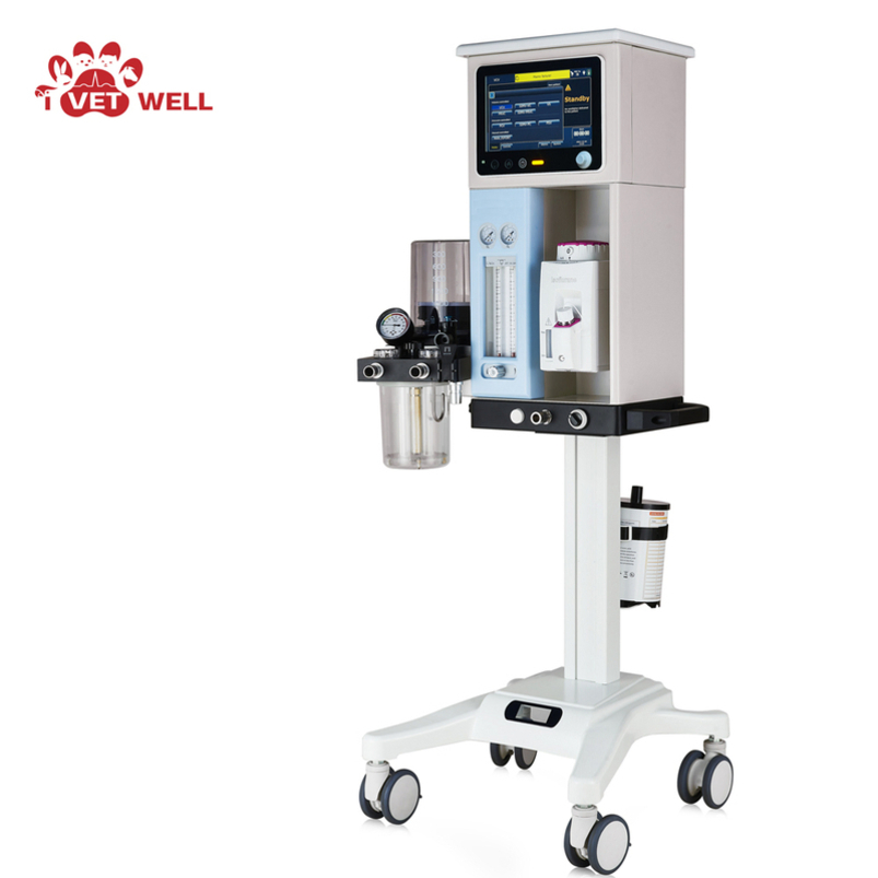 Máquina de Anestesia Veterinaria Profesional de Grado Turbina Equipos de Anestesia Digital Portátil Máquina de Anestesia Veterinaria Impulsada por Turbina