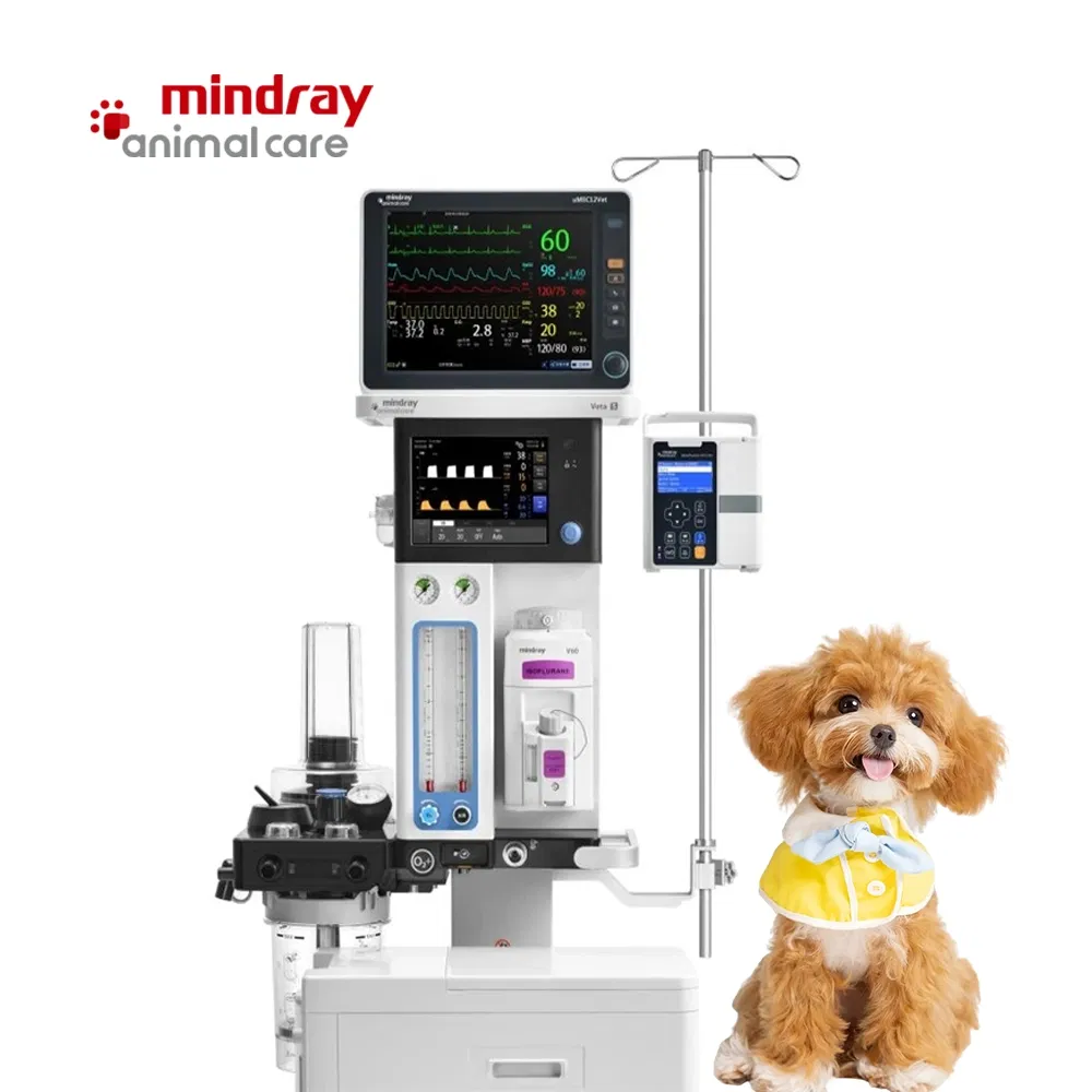 Aparato de Ventilación Médica Veterinaria Mindray Veta 5 Plus Mejor Vendedor Instrumentos de Anestesia Máquina de Anestesia