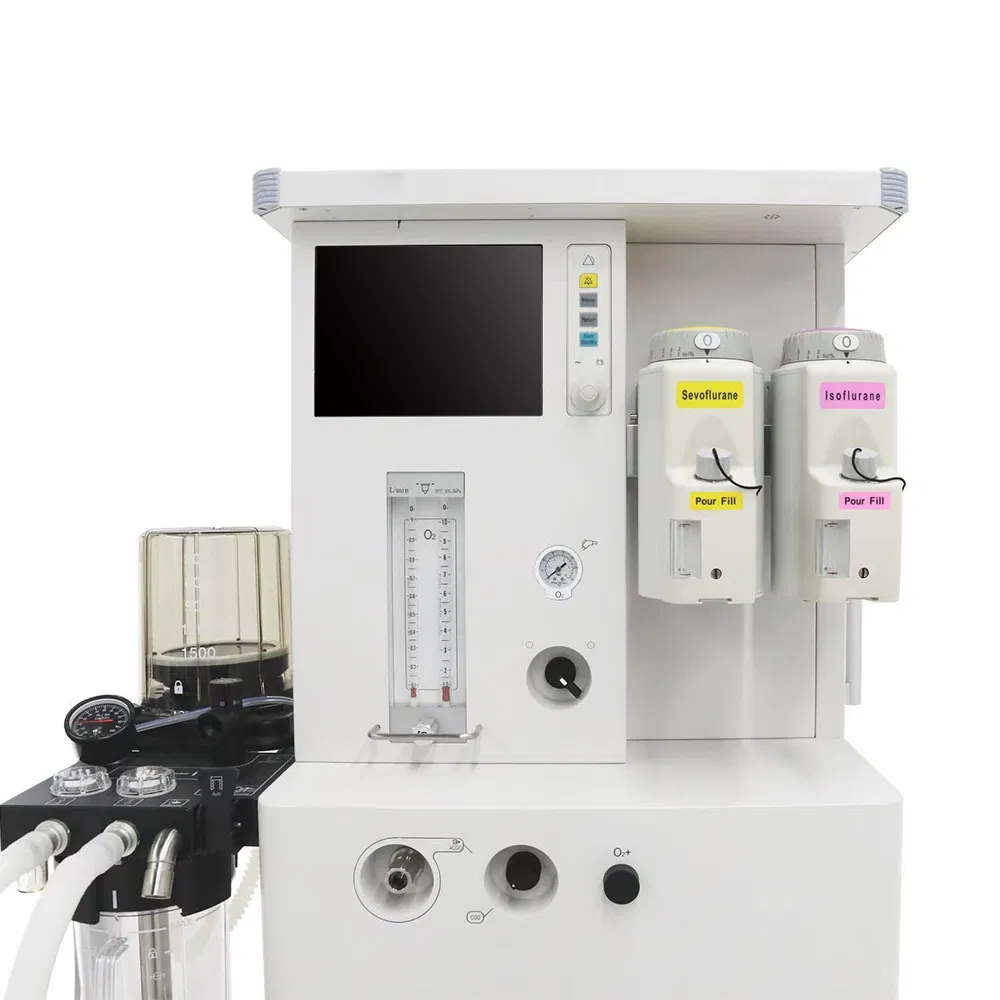 Precio de máquina de anestesia móvil para sala quirúrgica hospitalaria del departamento de anestesiología