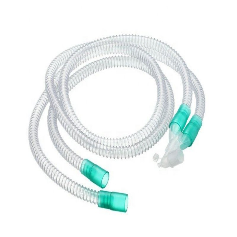 Circuito de respiración desechable reforzado de buena calidad para anestesia y ventilación médica