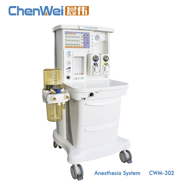 12.1" Equipo Médico de Pantalla Táctil Instrumento Médico Máquina de Anestesia Hospitalaria con CE &amp; ISO (CWM-302)