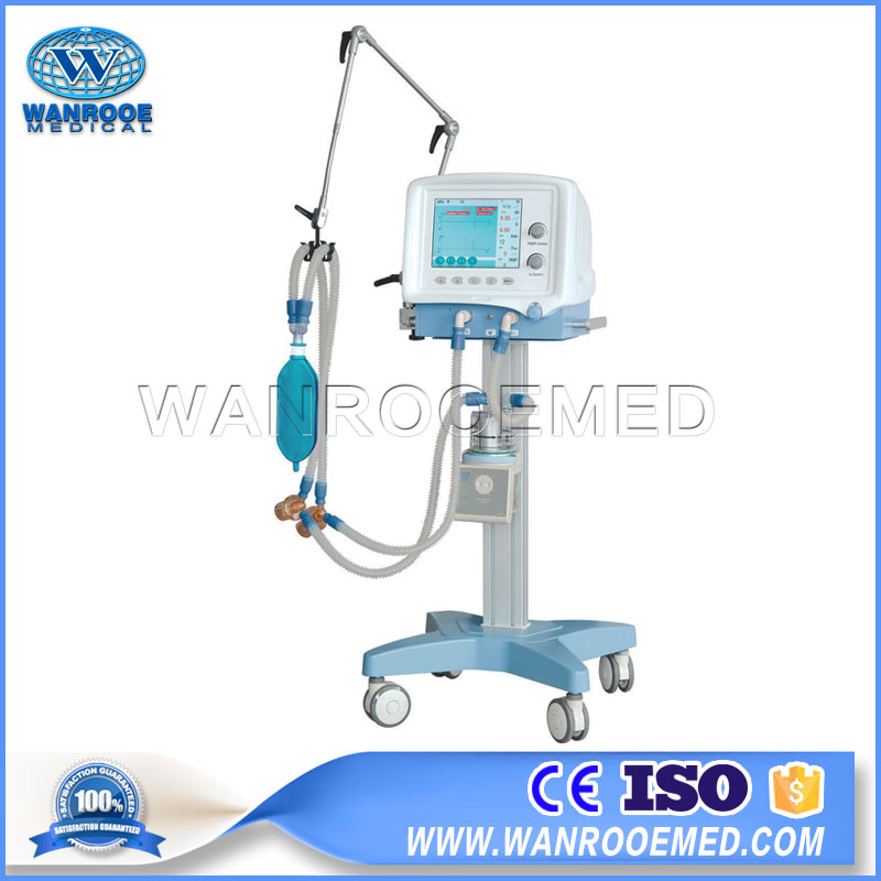 S1600 Sistema de ventilador de monitoreo respiratorio portátil humano de inhalación en UCI médica