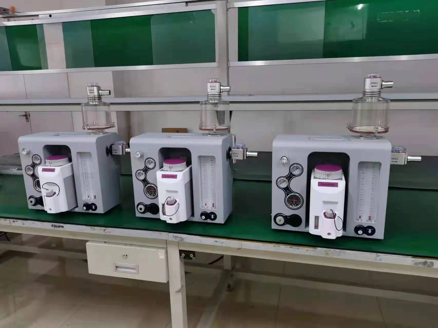 Máquina de anestesia veterinaria portátil de emergencia para cirugía en hospital de animales