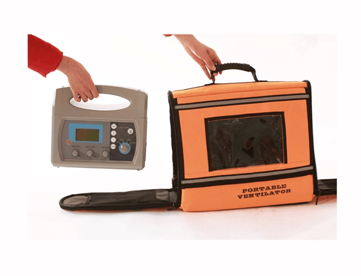 Máquina de ventilador de emergencia económica médica con cilindro de oxígeno ventilador médico