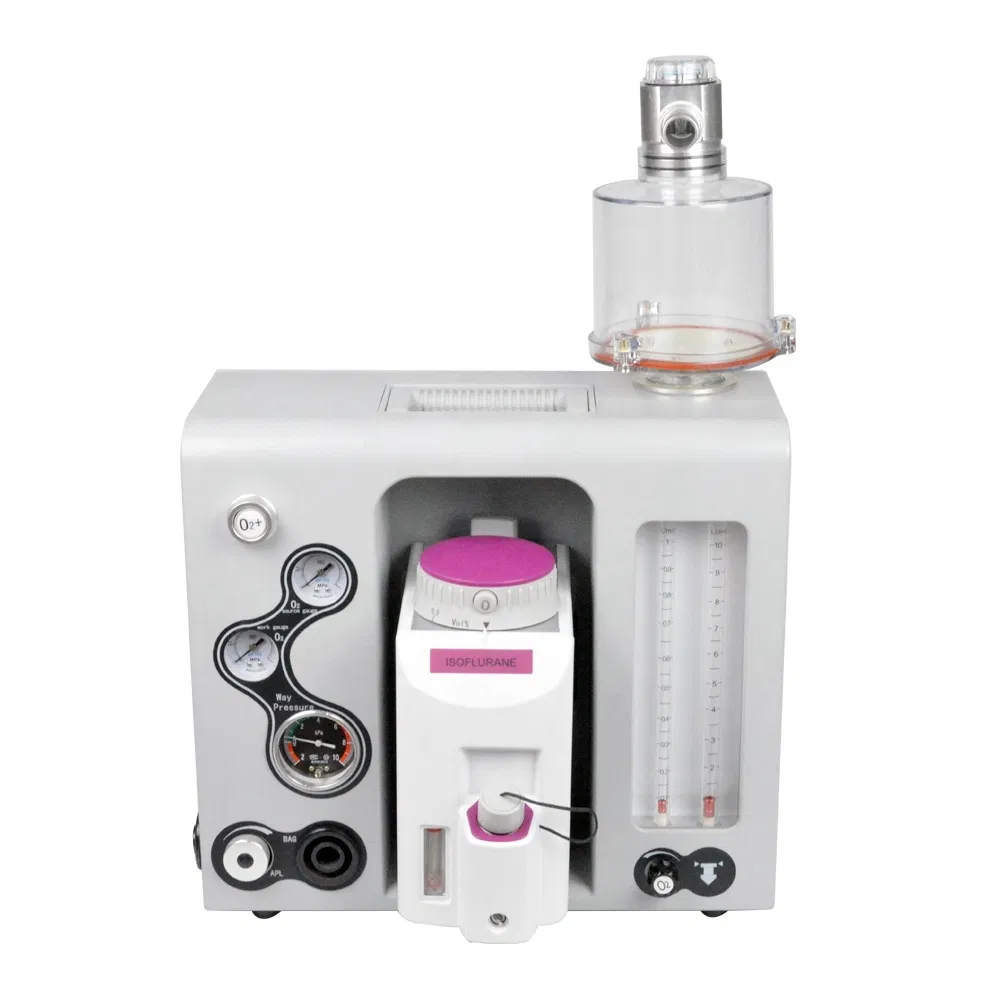 Máquina de anestesia veterinaria portátil