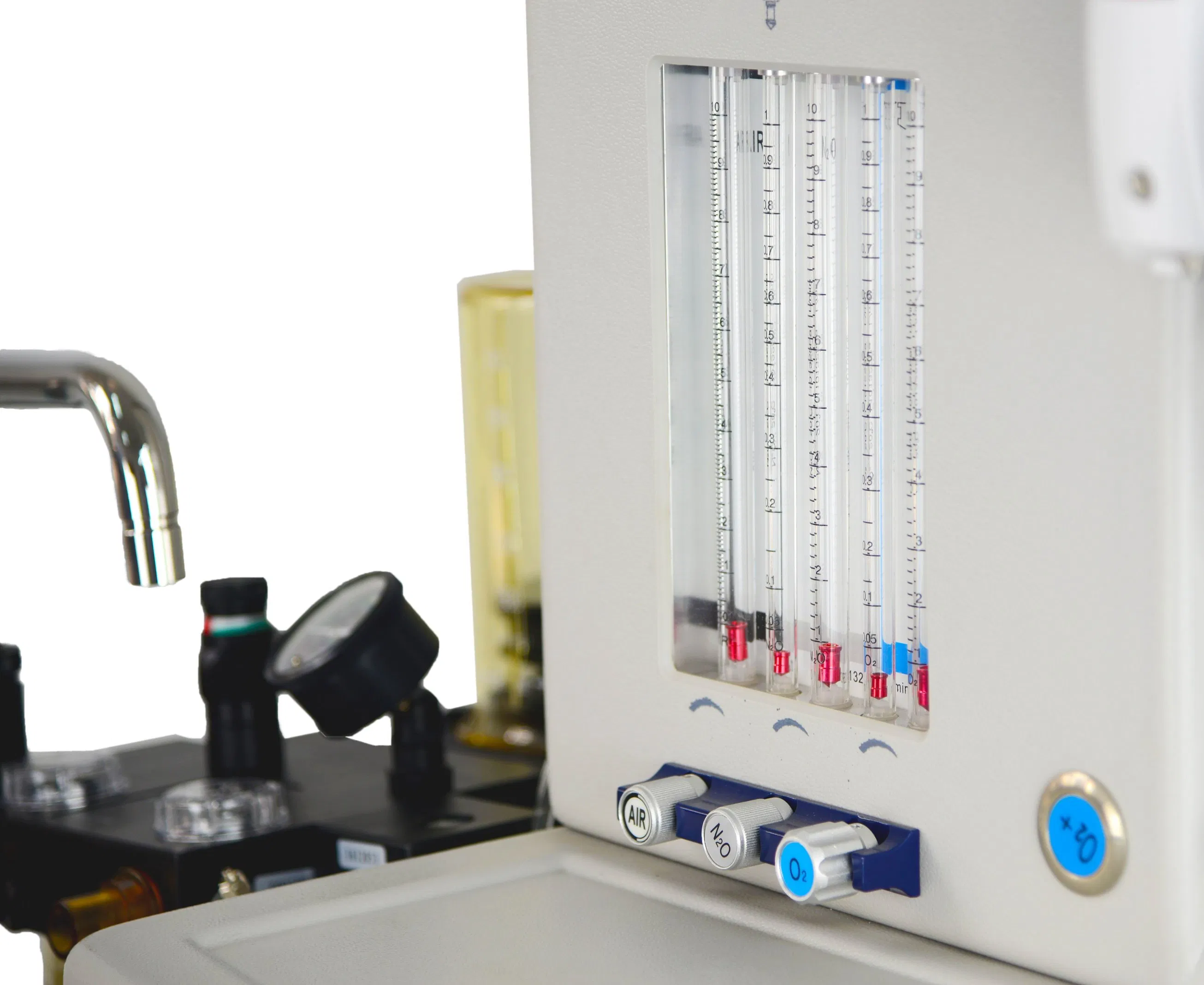Máquina de anestesia compacta de un solo envase para eficiencia con pantalla LCD