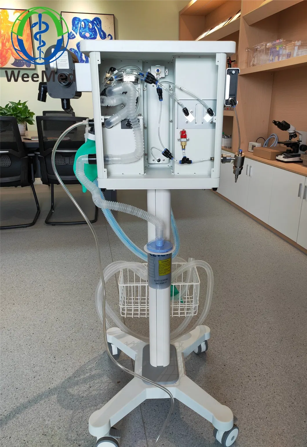 Equipo de Emergencia Animal Máquina de Anestesia Portátil Veterinaria