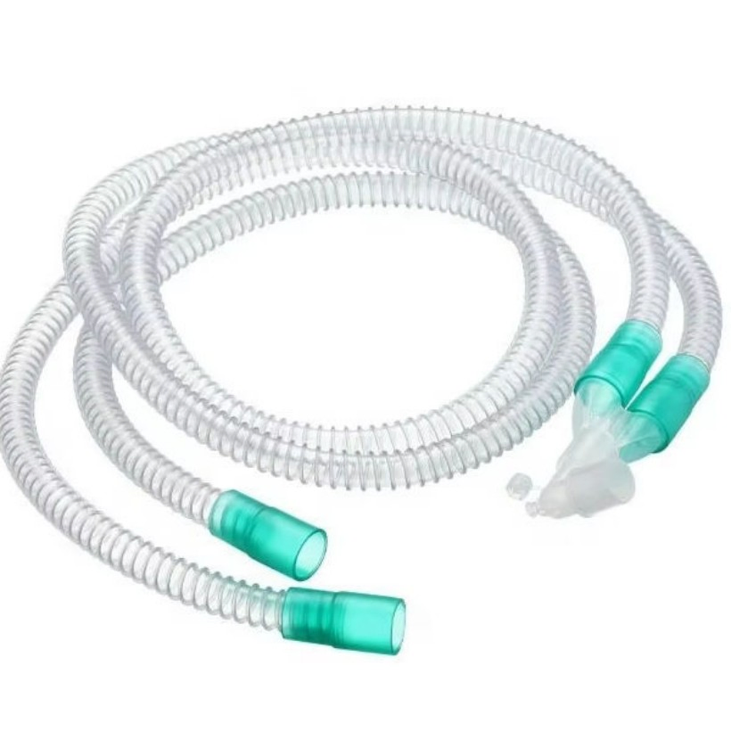 Mejor Calidad Desechable Reforzada Médica Anestesia Ventilación Circuito de Respiración
