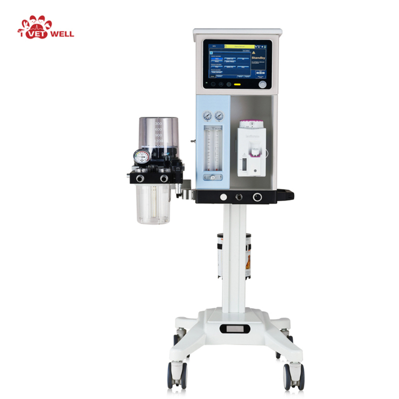 Máquina de Anestesia Veterinaria Profesional de Grado Turbina Equipos de Anestesia Digital Portátil Máquina de Anestesia Veterinaria Impulsada por Turbina