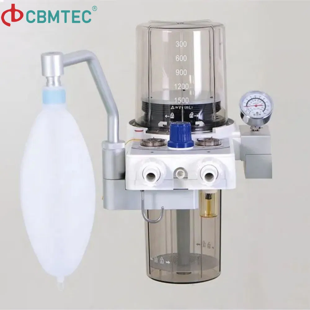 Máquina de Anestesia Portátil con Dos Vaporizadores Veterinarios